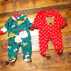 Baby Fleece Holiday Pajamas